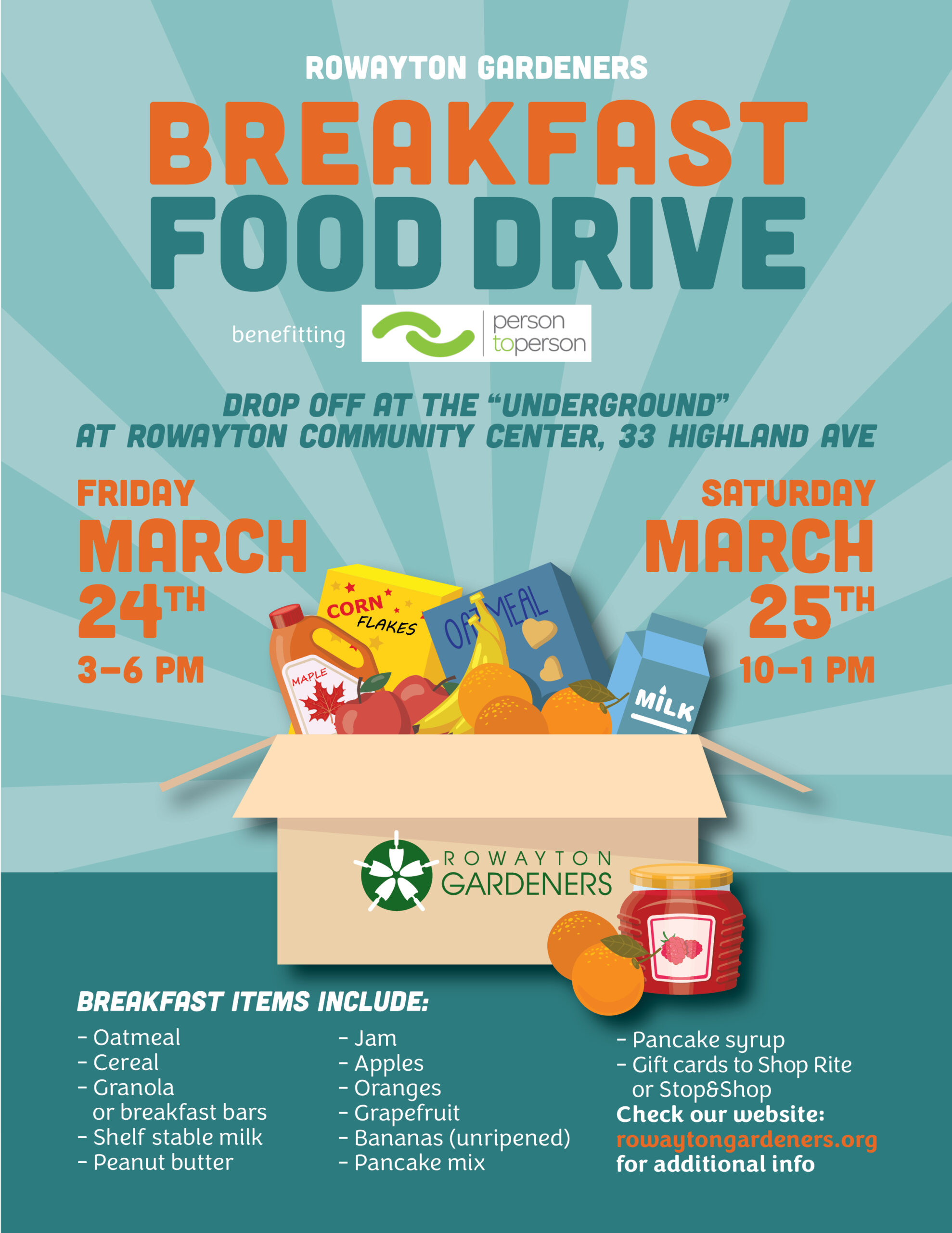 Breakfast Food Drive